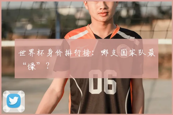 世界杯身价排行榜:哪支国家队最“壕”?