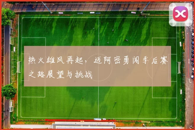 热火雄风再起，迈阿密勇闯季后赛之路展望与挑战