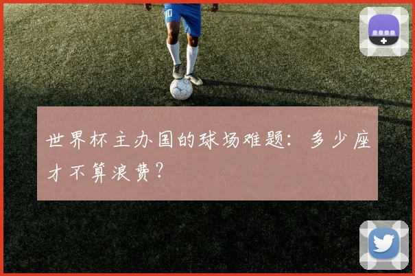 世界杯主办国的球场难题：多少座才不算浪费？