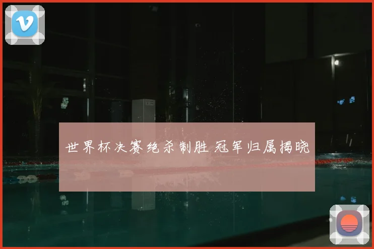世界杯决赛绝杀制胜 冠军归属揭晓