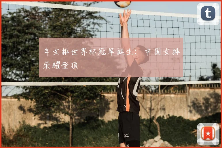 年女排世界杯冠军诞生:中国女排荣耀登顶