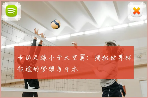 专访足球小子大空翼:揭秘世界杯征途的梦想与汗水